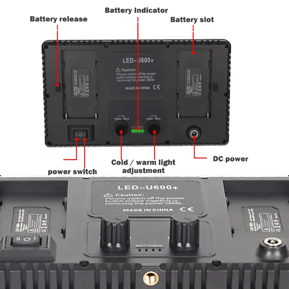 Led Photo Studio Luz para Youbute Jogo de Iluminação Vídeo ao Vivo na Câmera 50w Portátil Gravação Vídeo Fotografia Painel Lâmpada Npf550 - Image 3