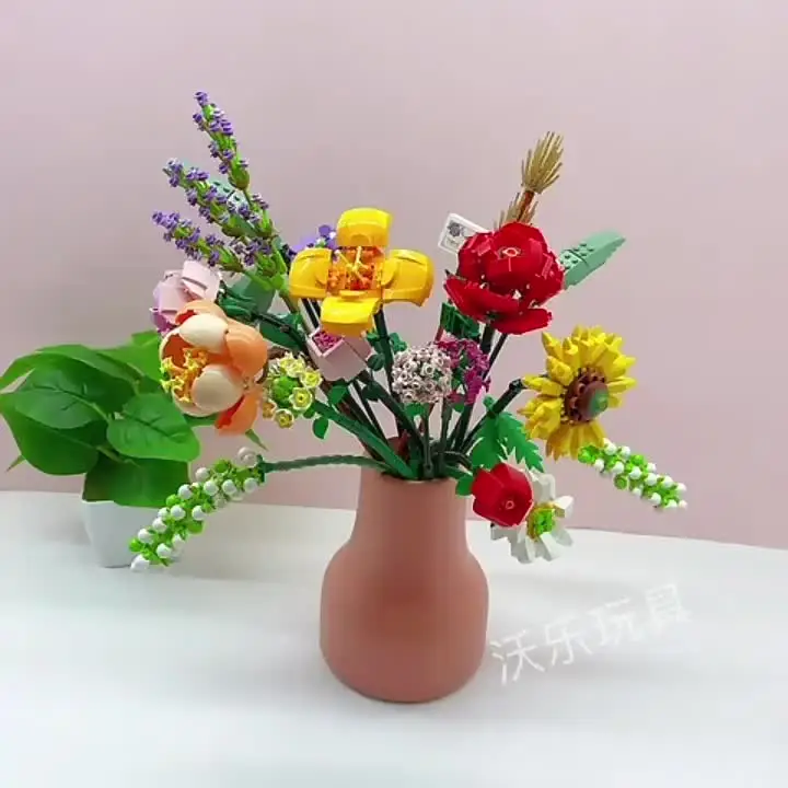 LEGO Icons 10328 Bouquet di Rose, Set Fiori Finti per Adulti, Decorazione Casa, Idea Regalo per