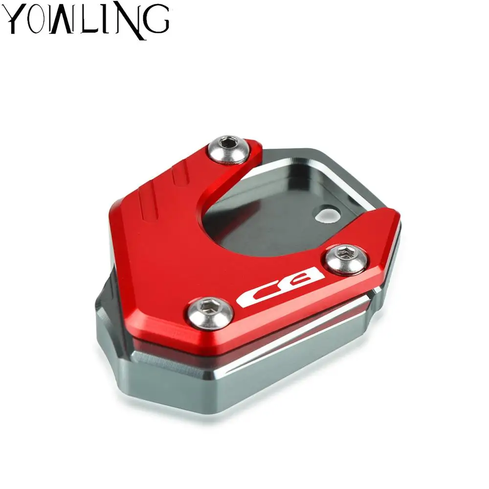Kickstand Foot Side Stand Extension Pad Support Plate CNC FOR HONDA CBR500R CB500F CB500X CB125R CB300R CB400X CBR650R CB650R