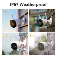 IMOU 2 pièces balle 2E 5MP caméra balle extérieure intelligente couleur Vision nocturne 30m CCTV Surveillance vidéo fente pour carte SD détection humaine 6