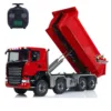 1/14 RC Hydraulic Full Dump Truck 8x8 Roll-on off Dumper Car Differential Lock Axles Painted Assembled Tipper Model for Adult 2