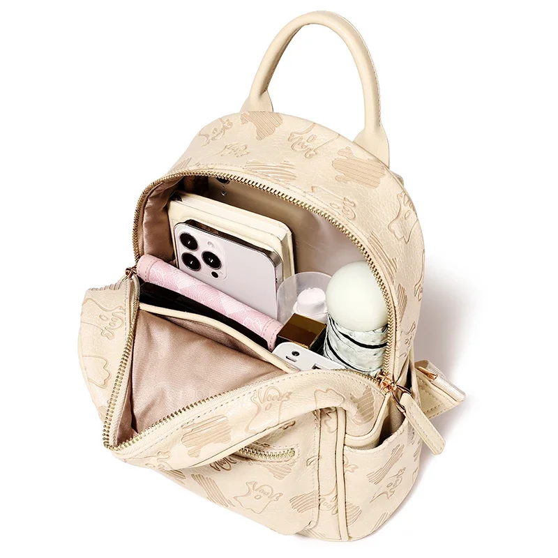 TOUTOU 2023 New Cute Print High Capacity Backpack, Fashionable Japanese and Korean Style Versatile Student  Backpack