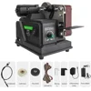 Allsome Mini Belt Sander, 180W Electric Sander with 10pcs 533*30mm Sanding Belts, Suitable for Makita 18V battery 1