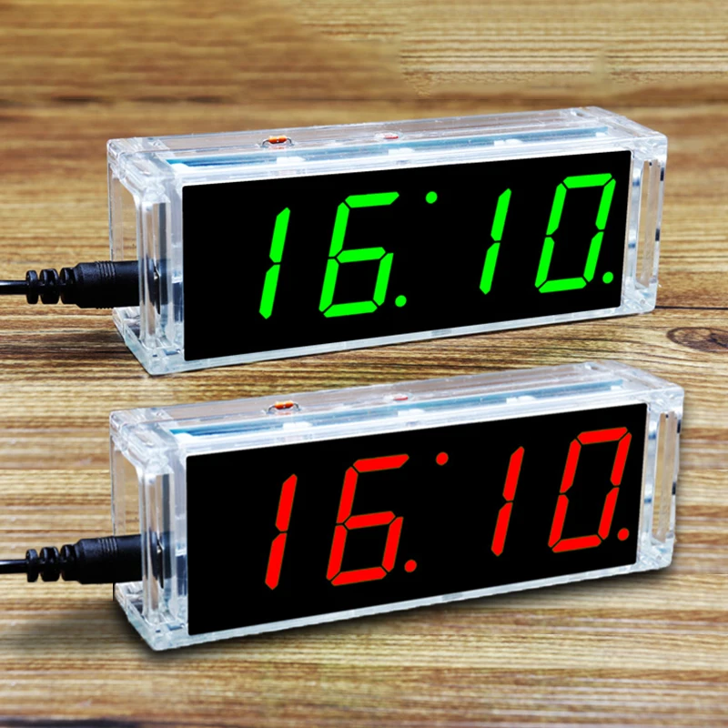 DIYDigitalLEDDisplayModuleColorfulElectronicDigitalClockKit