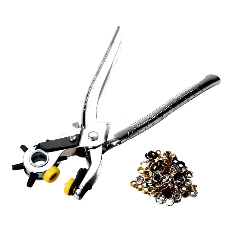 Multi Function 8'' Punch Leather Hole Punching Tool Mending Solution