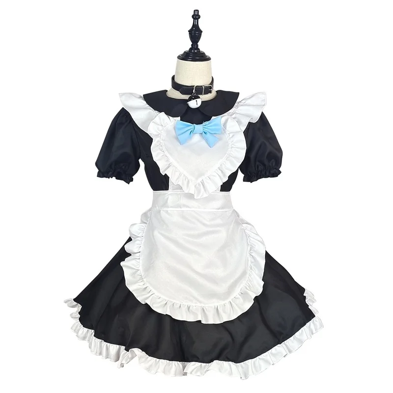 

Lolita Maid Costumes Girls Women Lovely Maid Cosplay Costume Black and White Apron Animation Show Japanese Outfit Dress Clothes