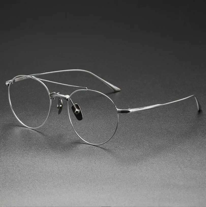 Ultralight Prescription Reading Eyeglasses Frame Pure Titanium Women