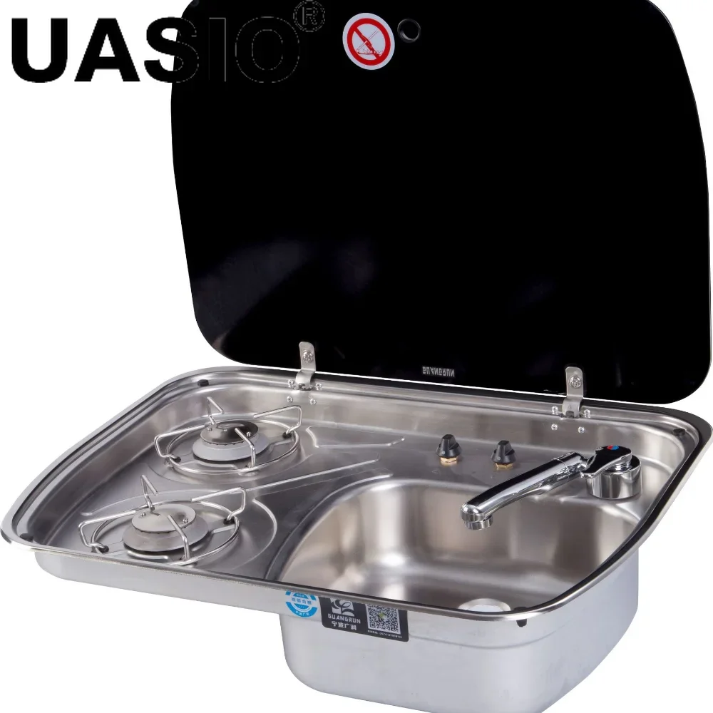 RV gas stove and motorhome sink glass cover yacht gas stove trailer camper van accessories