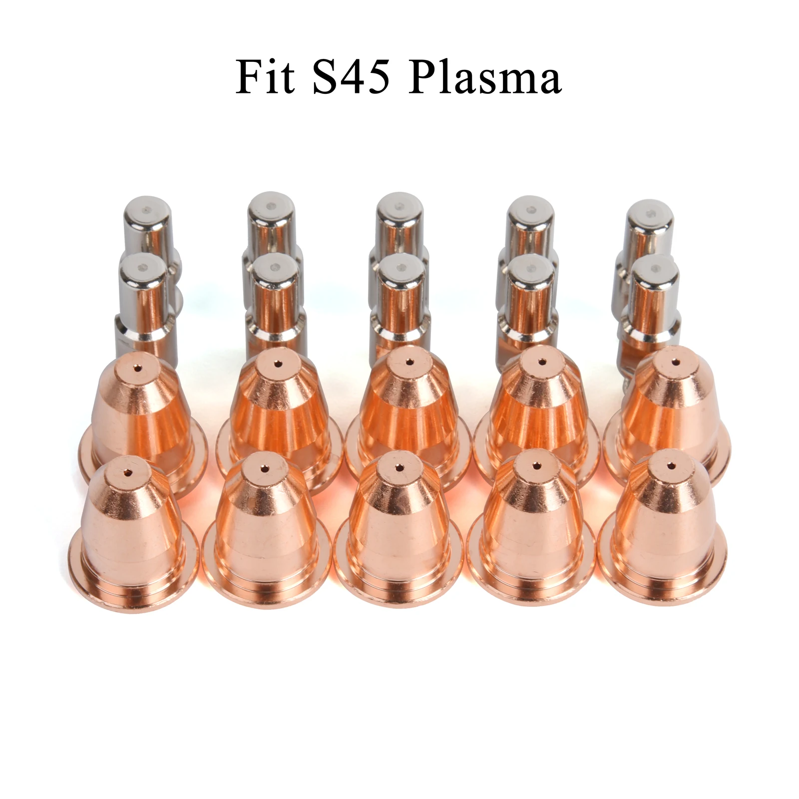 

20PCS S45 Electrode PR0110 Nozzle Tip PD0116 0.8mm/0.9mm / 1.0mm Fit Plasma Cutter Torch Consumables