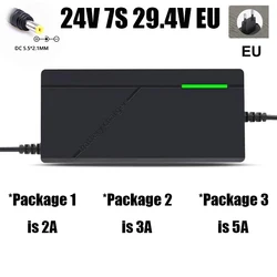 Universal Smart Fast Charging Plug Charger for Lithium Li - ion Battery Packs (24V 7S 29.4V EU)
