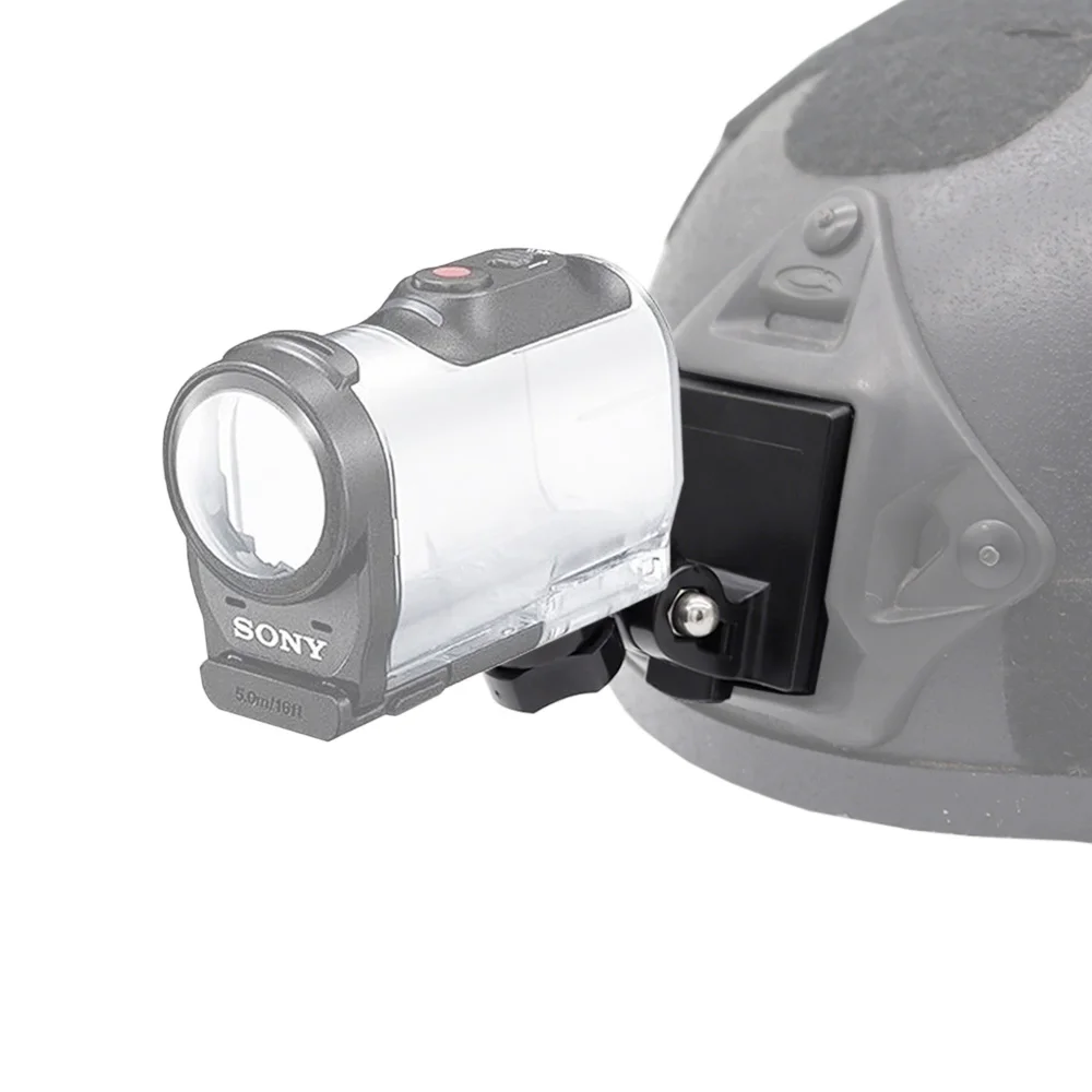 Tactical Helmet Camera Base Adapter Fixed Mount For GoPro HD Hero