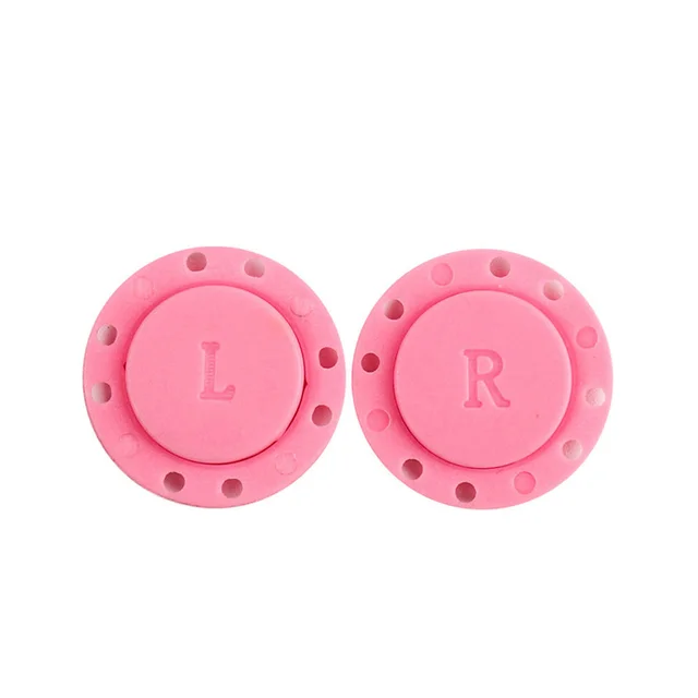 A pair Invisible Magnet Button for Sewing Supplies Jacket Cardigan Concealed Buckle Handwork Clothing Decoration Craft Supplies pink