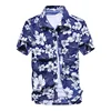 Fashion Mens Hawaiian Shirt Male Casual Colorful Printed Beach Aloha Shirts Short Sleeve Plus Size 5XL Camisa Hawaiana Hombre 1