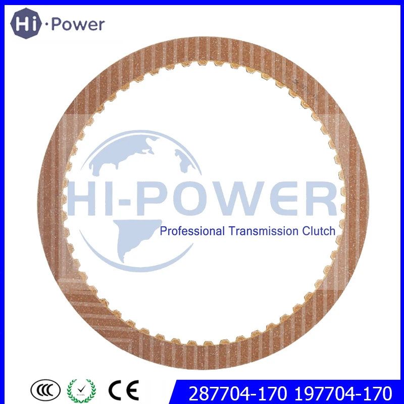 

2pcs Transmission Friction plate REVERSE 3rd 5th C3 AW TF-80SC AW TF-81SC 287704-170 197704-170 05-up 166mm 54T 1.7mm