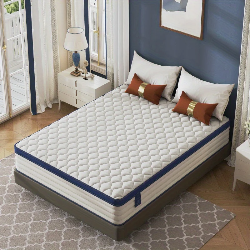 Mattress Home mattress Bedroom mattress Double mattress Gel memory cotton mattress Full size mattress Roll pack compression matt 6