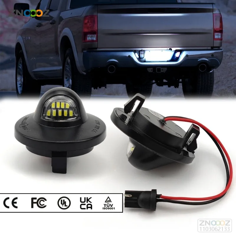 F150 License Plate Light Led Lamp Assembly Suitable for Ford F150 F250 F350  Super Duty Ranger Expedition Explorer Bronco Excursion