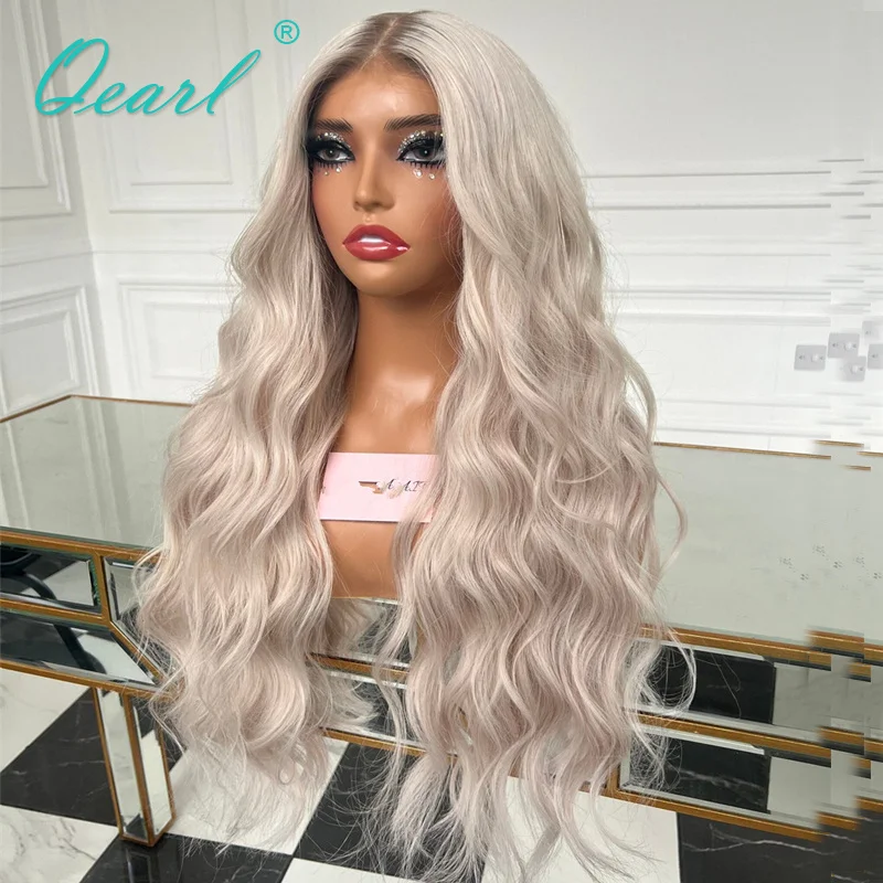 

Icy Blonde Wigs Human Hair Loose Wave Full Lace Wig Small Large Size Cap 100% Real Human Hair Lace Frontal Wig for Ladies Qearl