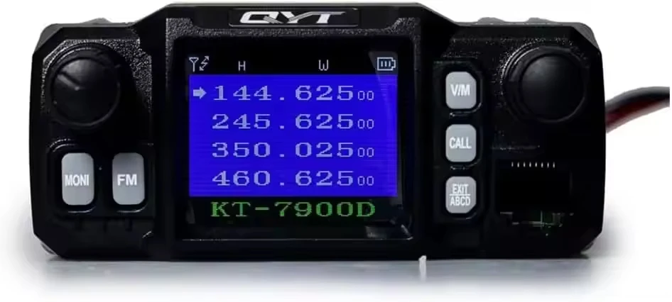 모바일 무전기 QYT KT-7900D 오리지널 144_220_350_440MHZ 4밴드 FM 트랜시버 QYT KT-7900D 25W 쿼드 밴드 모바일 인기 상품
