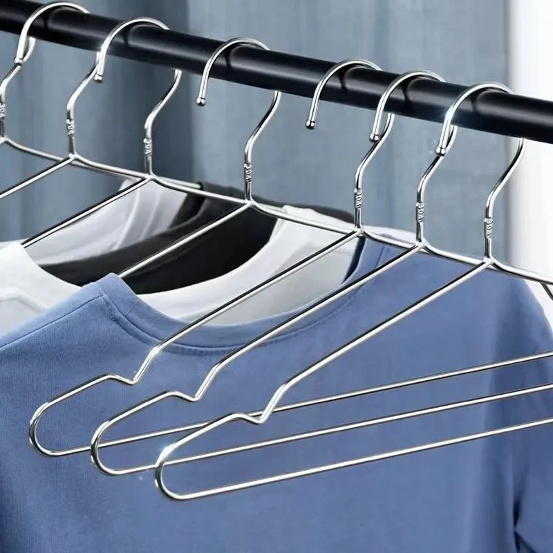 Thiened Stainl Steel 304 Clothes Hanger Tracel Clothes Drng Ra Home Use Iron Clothes Drng Holder Storage Organizer