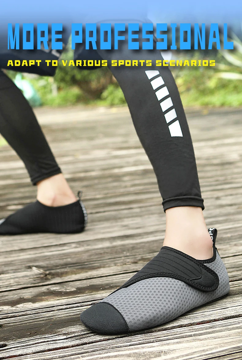 Description Picture 6 of itemDiving Shoes Women Aqua Shoes Men Beach Swimming Water Sport Socks Barefoot Sneaker Fitness Dance Swim Surfing Snorkeling Shoe