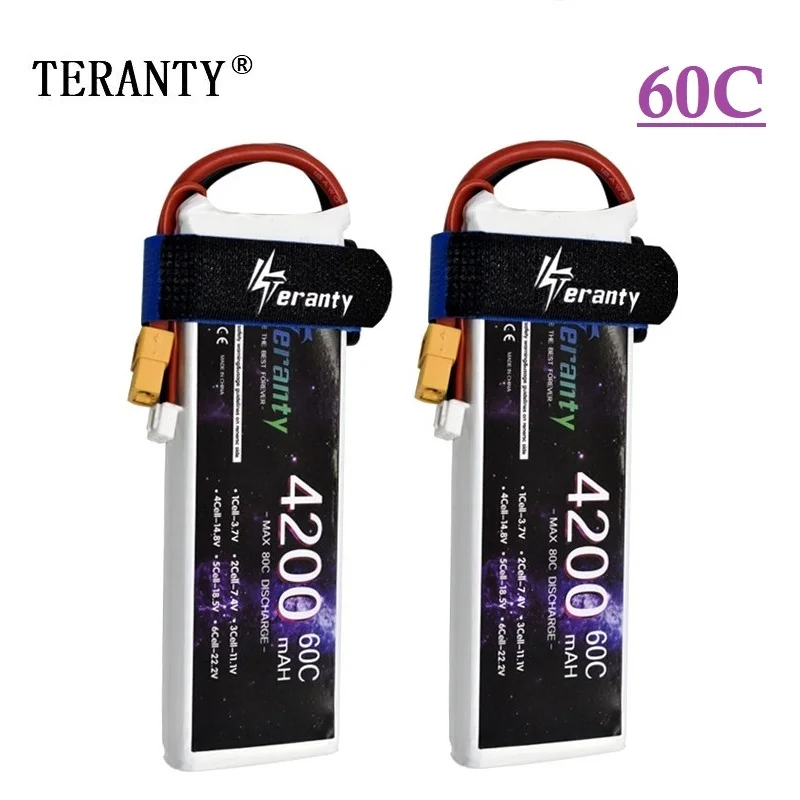 

2S Battery 7.4V 4200mAh 45C LiPo Battery For RC Car Boat Drones Quadcopter Helicopter Spare Parts With Deans T TRX XT60 Plug