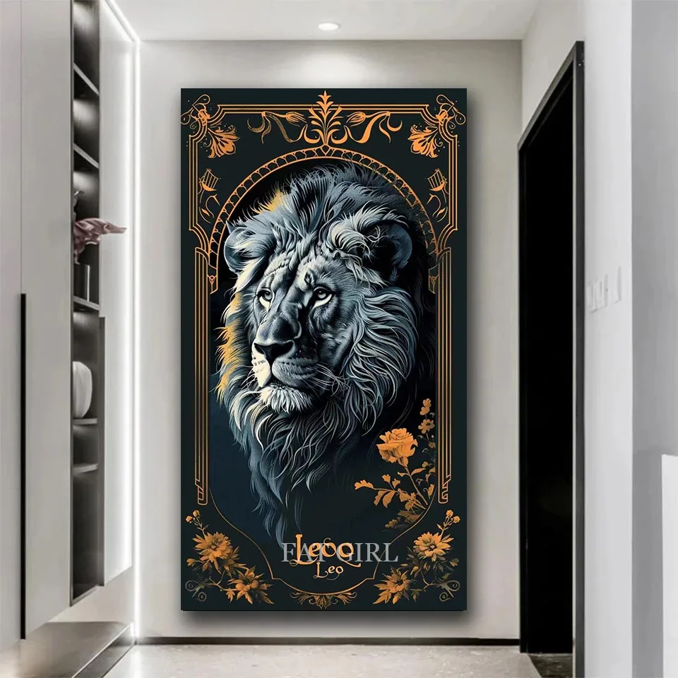 

Large Size Lion 5d diy Diamond Painting Cross Stitch Animal DIY Full Square Mosaic Diamond Embroidery Rhinestone Home Decor D119