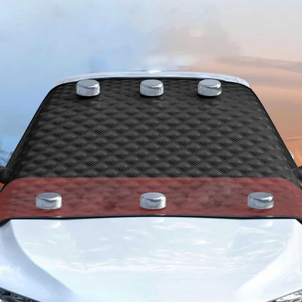 S3098405179f944e2b89441cbeaed7f6a7 Car Windshield Snow Cover Automobile Universal Magnetic Snow Shield Windproof Snow Cover for Vehicles Anti-Frost Protector Mallzona