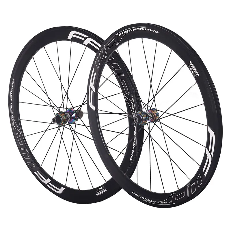 Roues de vélo de route en carbone 700C, jante 50 mm, axe traversant, roulements scellés 142 mm, frein à disque QR, roues de course de cyclisme, rayons 24H, poids 1720 g pour
