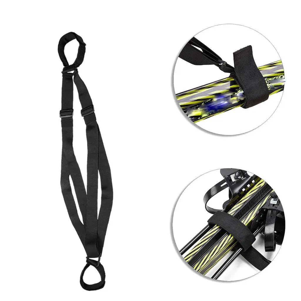 Strap, Adjustable Shoulder Carrier Lash Backpack Straps for Easily Carry Skis and Poles 5