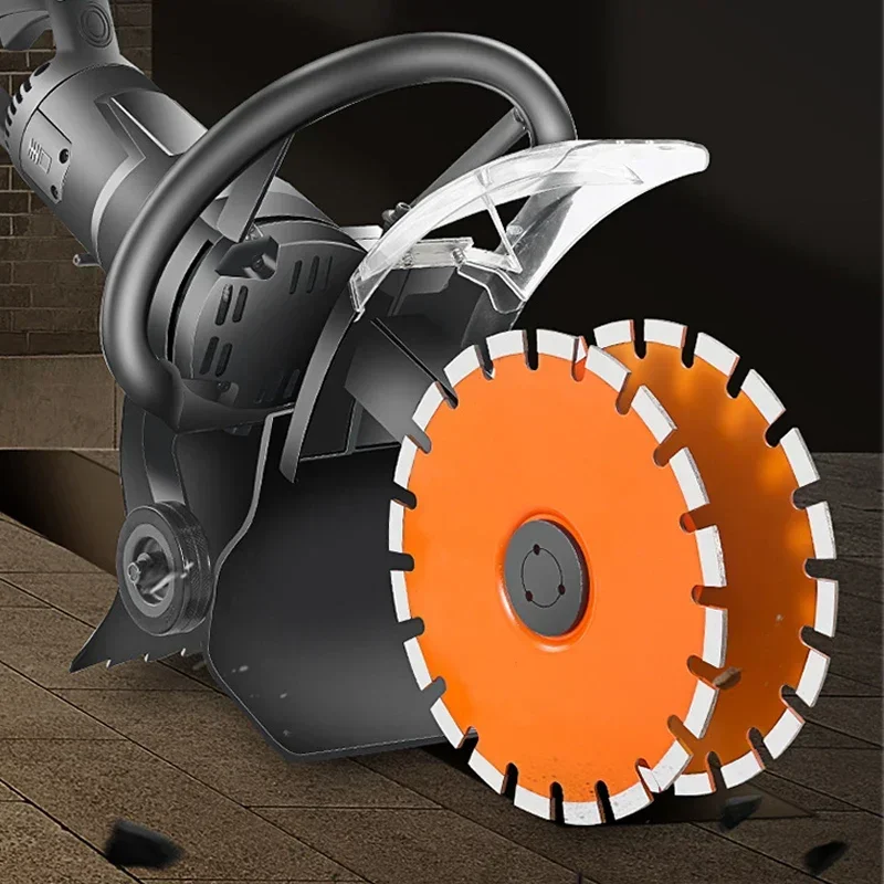 New Double Piece Slotting Machine Wall Concrete Marble Machine Water And Electricity Installation ToolDust-free Cutting