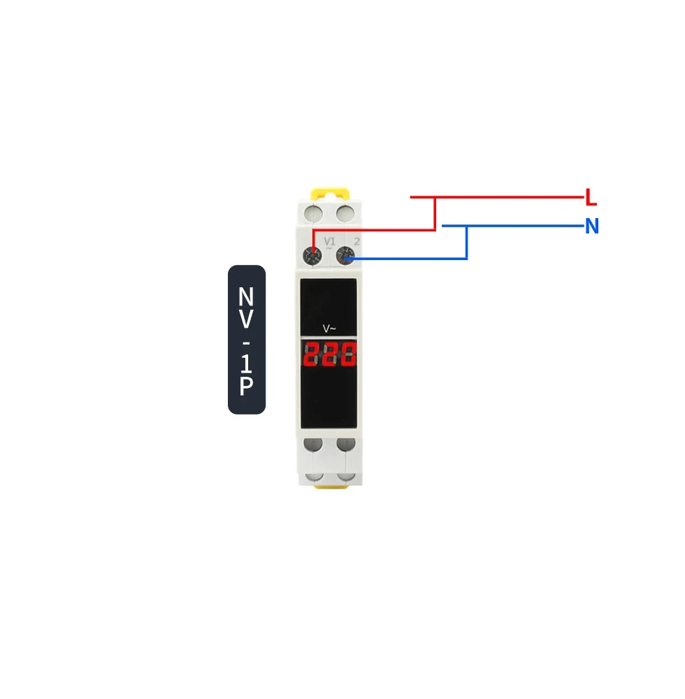 Din   /3  а AC 80-500V    а ǥñ LED  ÷  NV-1