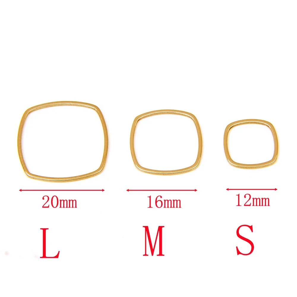 thumbnail image 1 of 30 piezas de colgantes con marco de bisel geométrico hueco de acero inoxidable para hacer joyas, pendientes, collares y accesorios, 1 of 5