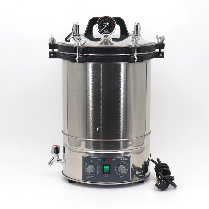 2kw Portable Steam sterilizer  autoclave sterilization machine 18 liter 24 liter mushroom  medical disinfection products 2