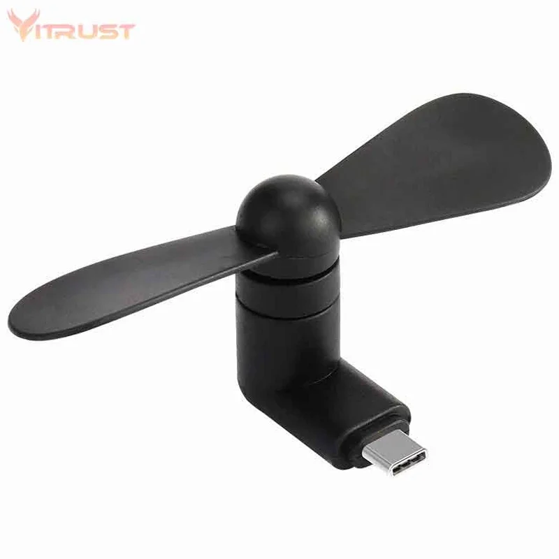 Type-C USB-ventilator Mobiele telefoon Power Bank-ventilator Gadgets Mini verwijderbare ventilatoren