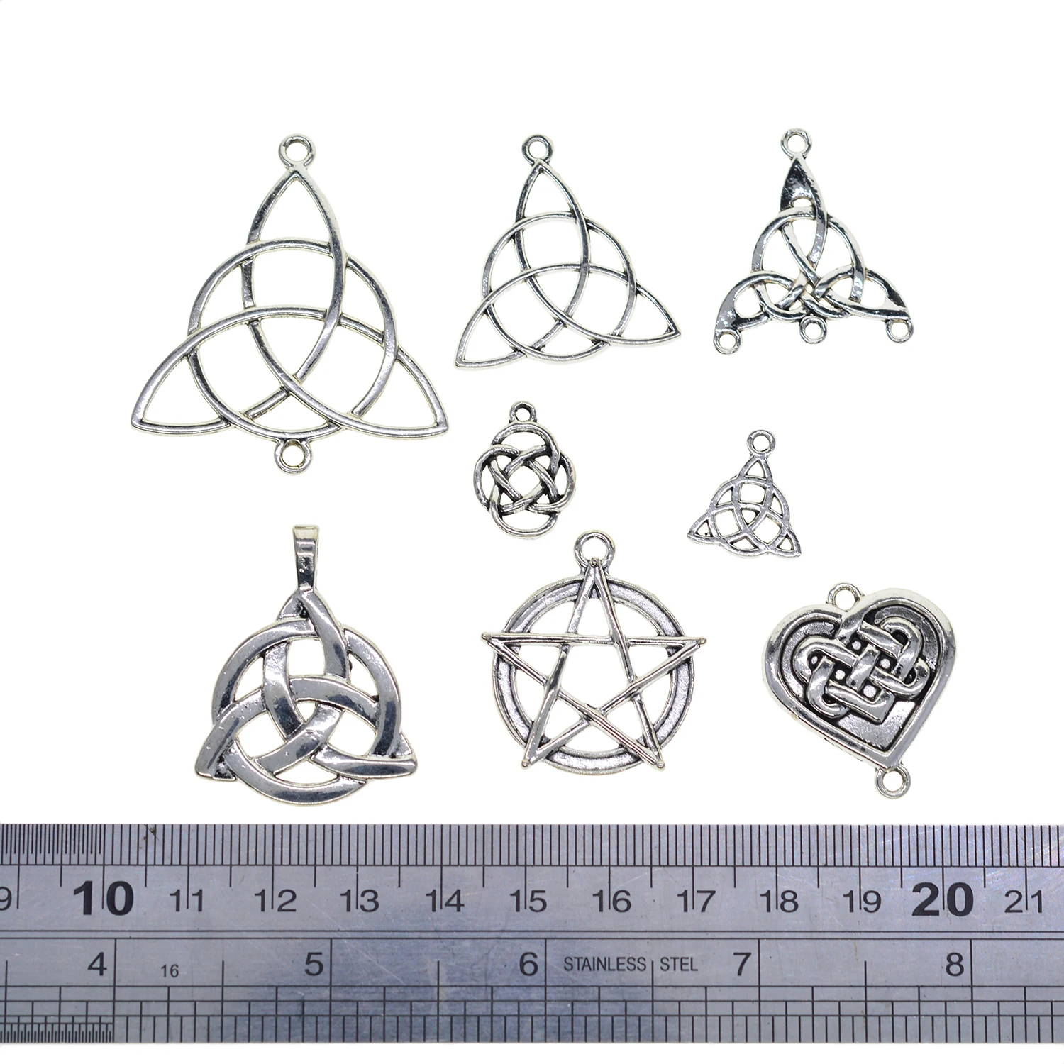 40 Pièces Marque pages De Perles En Argent Tibétain Avec Boucle Pour Le