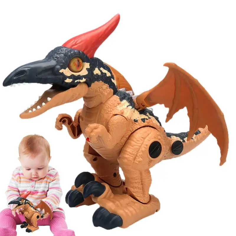 

Dinosaur Toys Electric Walking Dinosaurs Educational STEM Toys For Boys & Girls Take Apart Dinosaur Building Toys With Light And