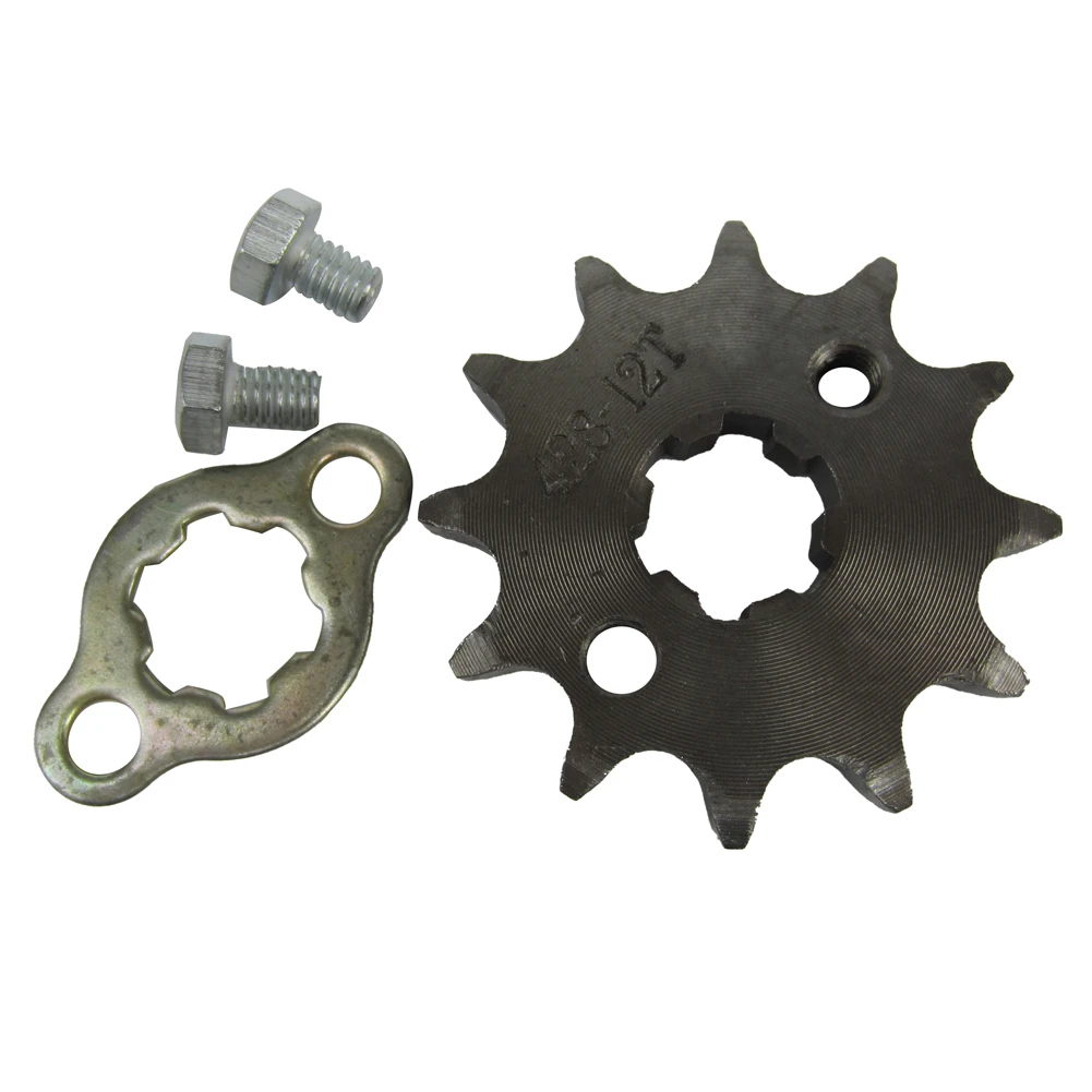 Engine Sprocket 17 20mm 10T-19T Front Engine Sprocket For KAYO BSE SSR SDG Dirt Pit Bike ATV Quad Go Kart Moped Scooter Motorcycle 428# Chain