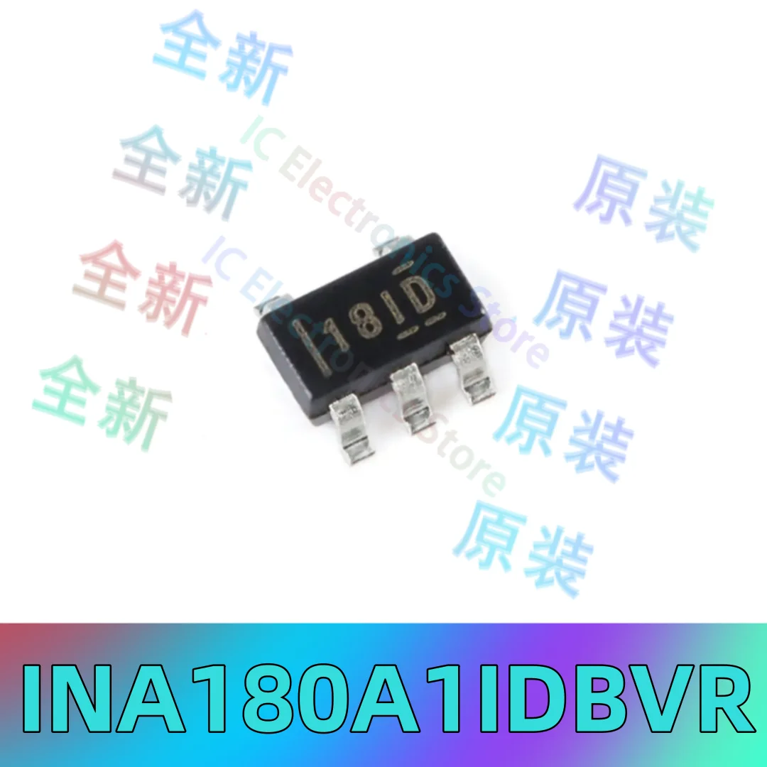 

5 pieces，Original genuine INA180A1IDBVR screen printed 18ID SOT-23-5 current sensing amplifier chip