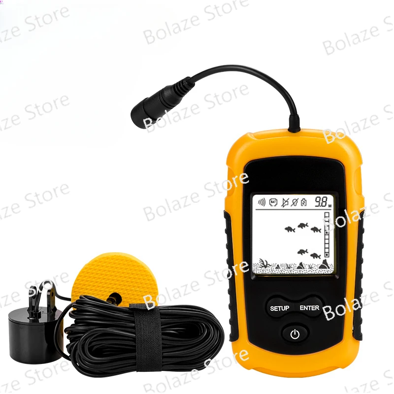 

Wireless Sonar Fish Detector, Special Fishing Tool, Ultrasonic Raft Fishing Underwater Fish Detector, Muddy Water Wired Fish