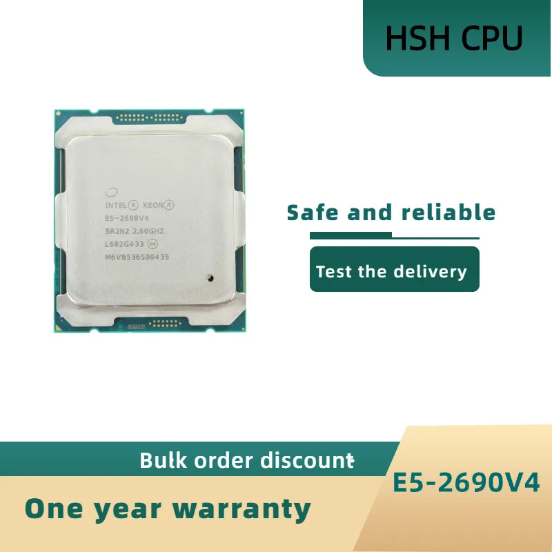 

Бывший в употреблении процессор Intel Xeon E5 2690 V4 2,6 ГГц четырнадцать нуклеев 35M 135 Вт 14 нм LGA 2011-3 ЦП
