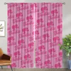Blackout Curtain for Room 2 Panel Barbies Shades Modern Living Room Curtains Partition Halloween Decoration Tulle for Bedroom 1