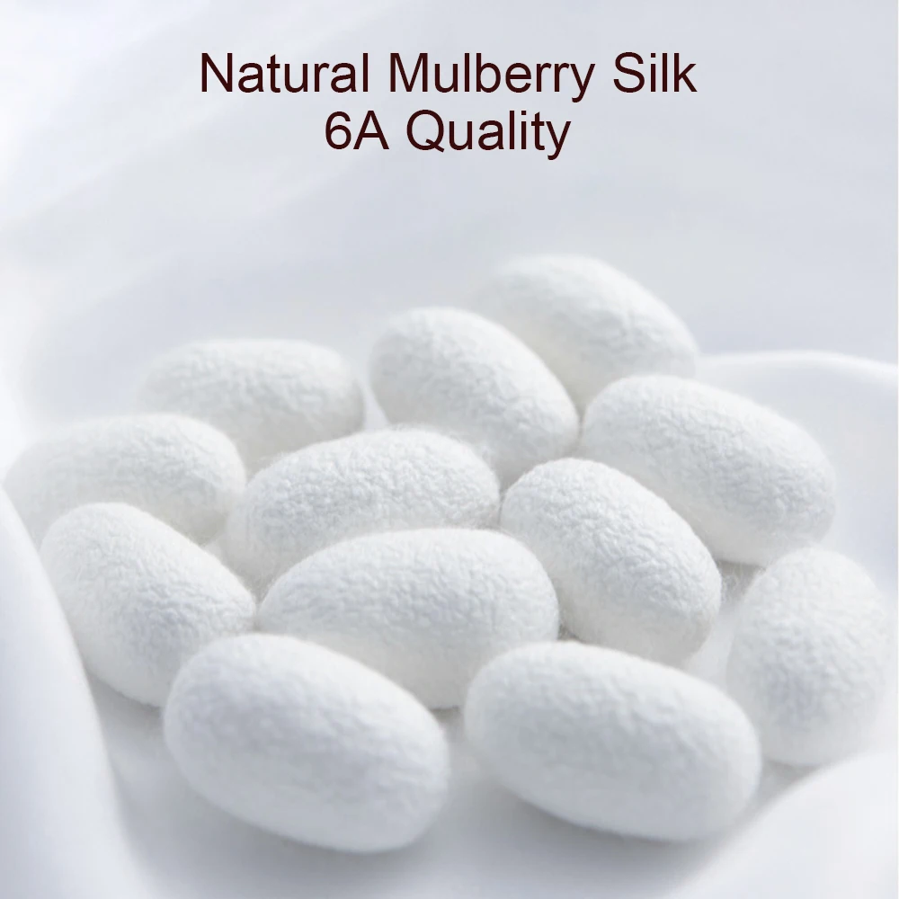 Luxurious Double-Sided Pure Silk Pillowcase with Hidden Zipper – Premium Mulberry Silk for Healthy Skin and Restful Sleep