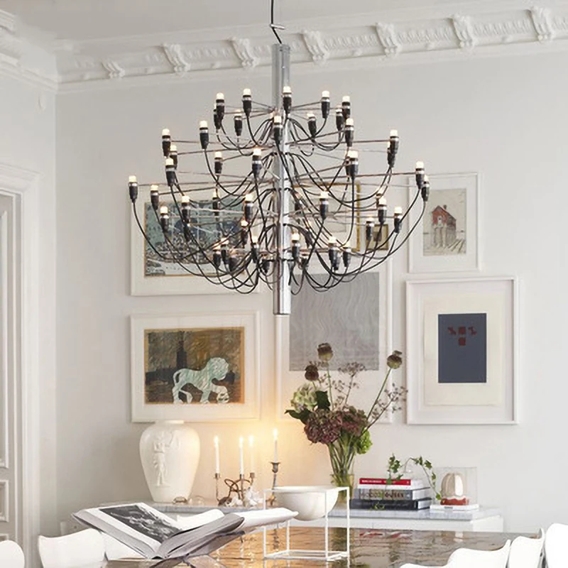 Led Chandelier Ceiling Chandelier Modern Led Ceiling Chandelier Replica Pendant Lights Luxury Flo Suspension Lamp Living Room Hotel Kitchen Decor Hanging Lustre