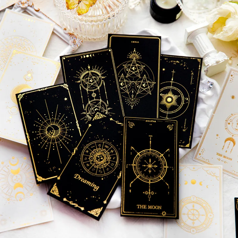 12pcs/lot Memo Pads Material Paper Sparkling Star Junk Journal Scrapbooking paper Cards Background Decoration Paper stationery 3