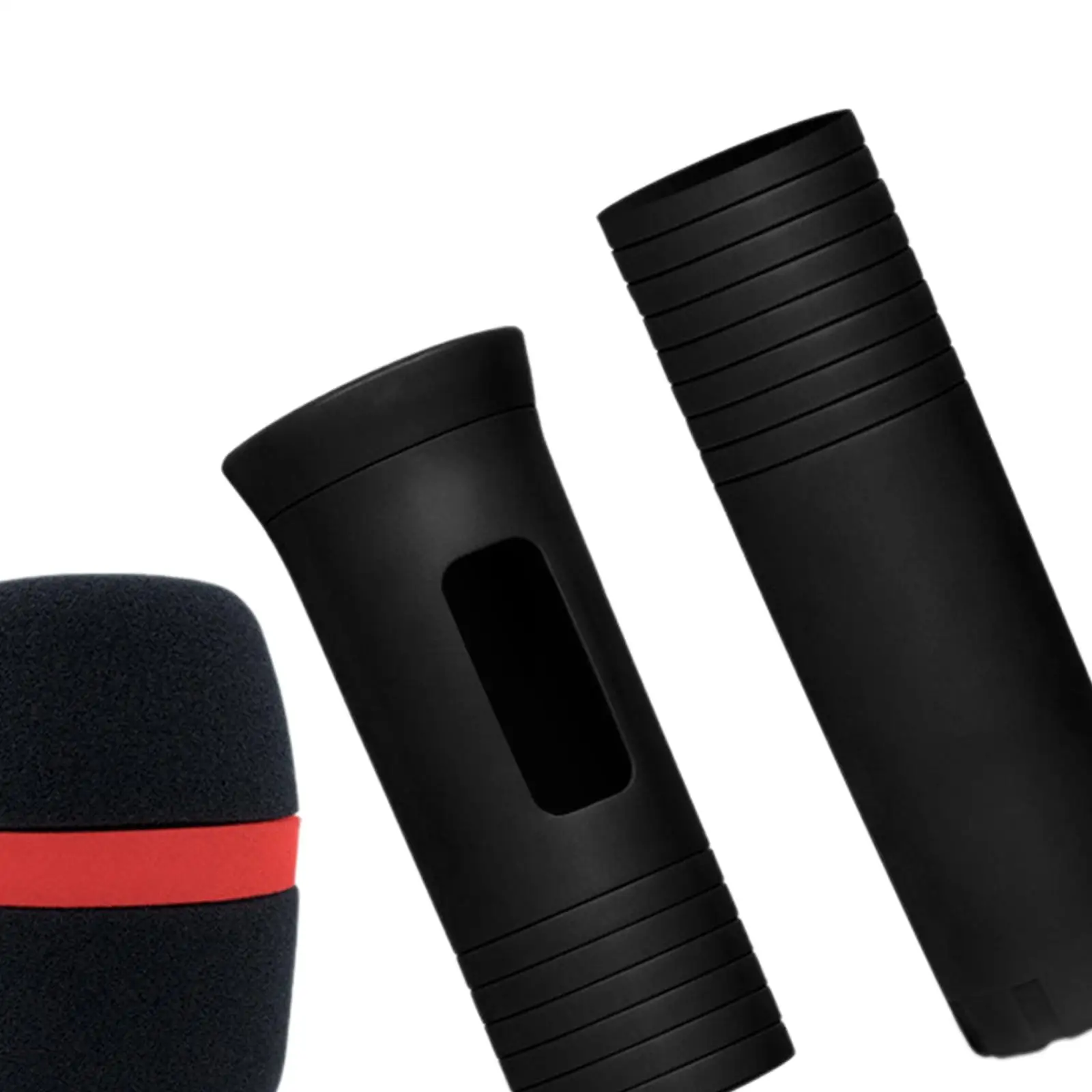 Mic Protection Sleeves Anti Falling with Mic Windscreen for Live Show Studio