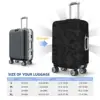 Custom Camo Style Black Military Camouflage Travel Luggage Cover Washable Suitcase Cover Protector Fit 18-32 Inch 6