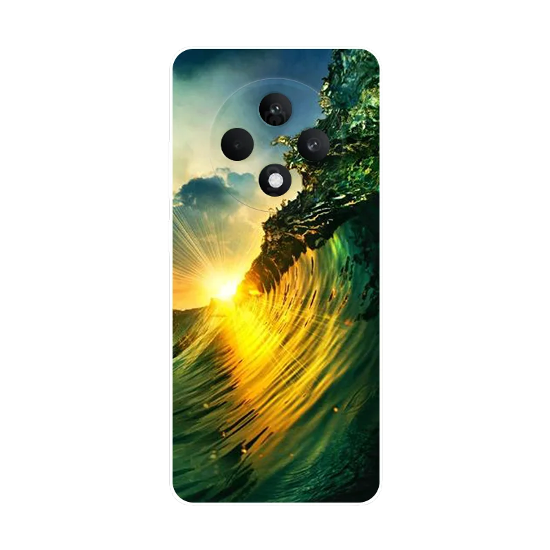 Wolf Design Soft Silicone Bumper Phone Case Cover