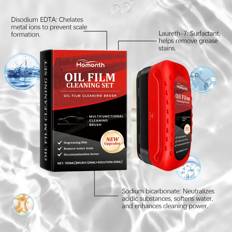 Decontamination waterproof cleaning car window glass cleaning brush Glass cleaner Quick and effective removal Remove oil film