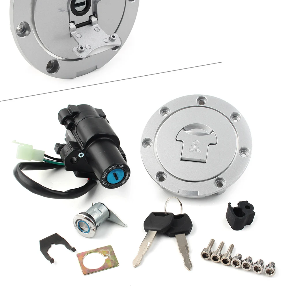 

Зажигание мотоцикла переключатель топливной газовой крышки сиденья набор ключей для Honda CB500 CB600F CBR250R CB 500 600F CBR 250R