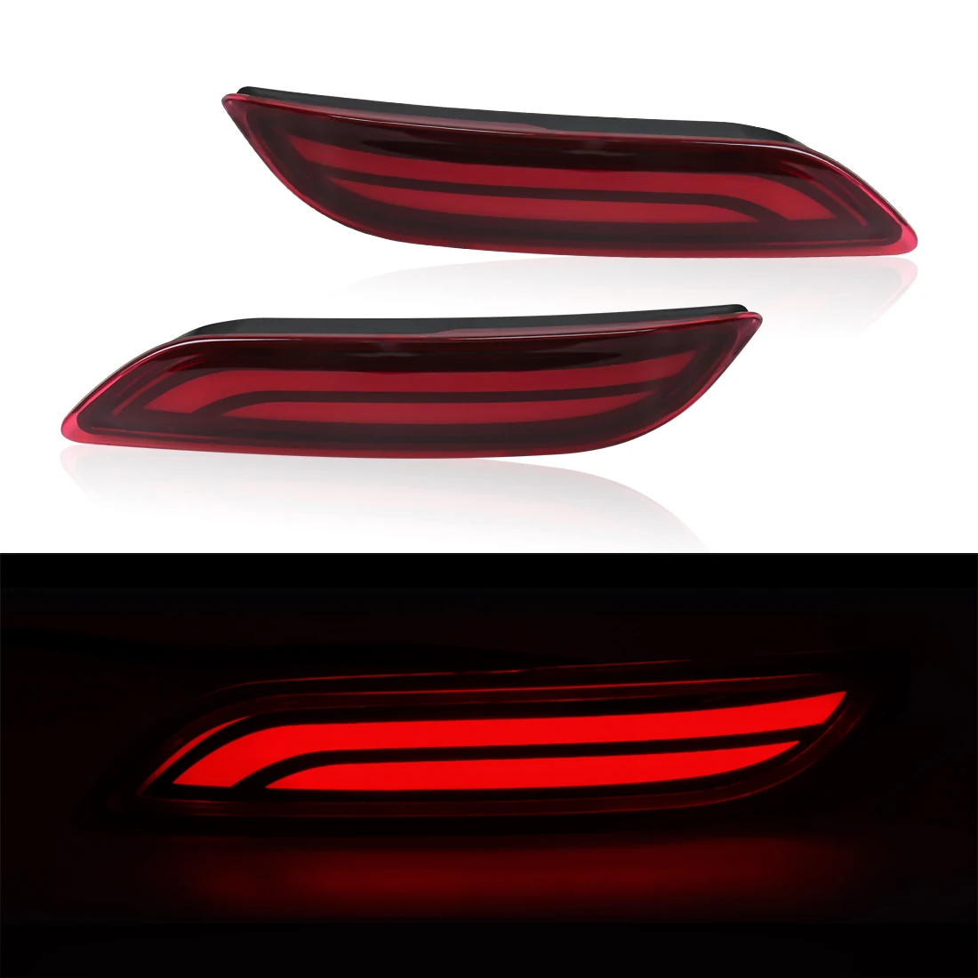 عاكس مصد ليد لسيارات تويوتا كامري ، أضواء من أجل ش...